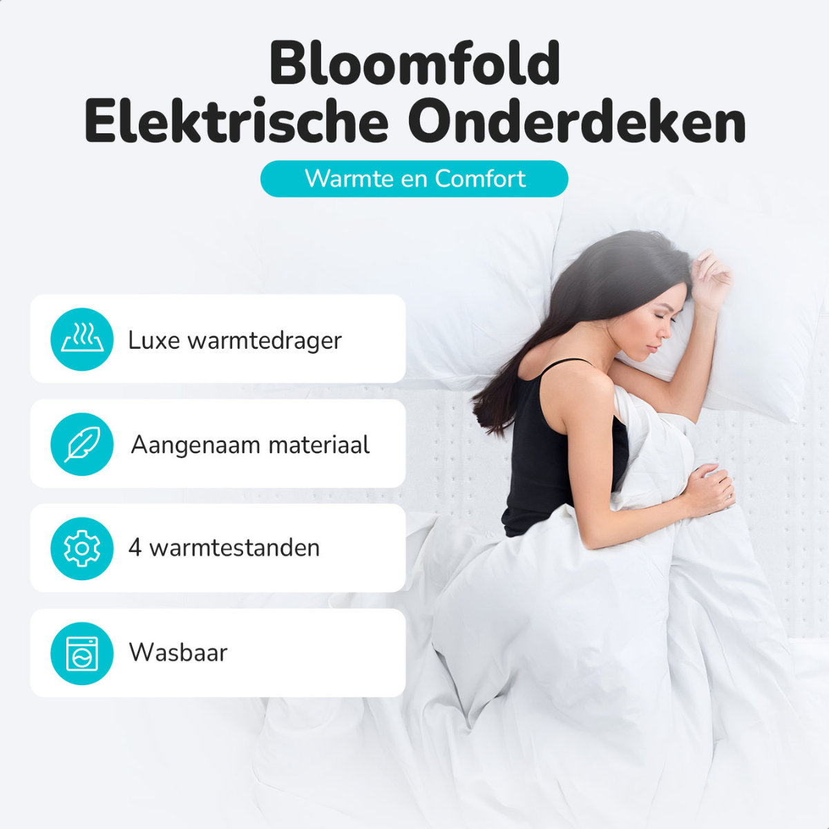 BloomfoldElektrischeOnderdeken-160x130cm-2-Persoons